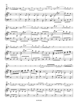 Concerto pour flûte en sol majeur - PERGOLESE - Partition